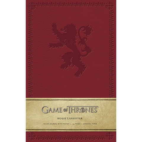 Insight - Libreta Game Of Thrones House Lannister Mediana Tapa Dura