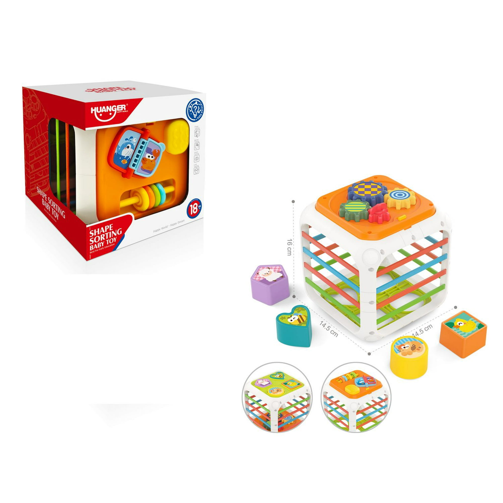 Juguete Cubo Didactico Sensorial - Toyng