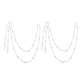 thumbnail image 2 of Cadenas Para Gafas Con Cuentas, Soporte Para Gafas De Sol, Cordones, Cordones, 72cm, Plateado, 2 of 5