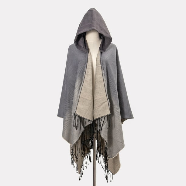 Cozy & Stylish Oversized Geometric Print Blanket Shawl with Tassel Wrap - Perfect for Outdoor Wind Protection!