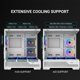 thumbnail image 5 of Caja de PC SAMA V43 ATX con ventiladores ARGB + Hub blanco, 5 of 9