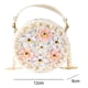 thumbnail image 2 of Bolso bandolera para niña con flores de perla, minibolsos de princesa adorables, 2 of 5