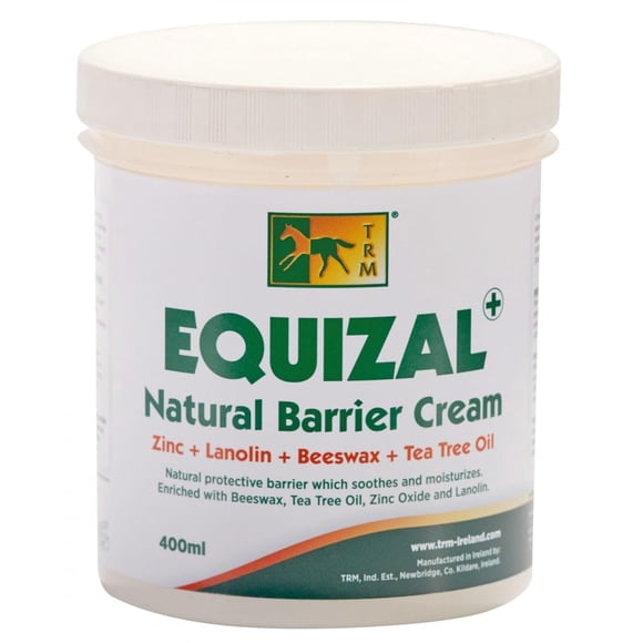 Crema barrera para la piel TRM Equizal calmante para caballos 400 ml