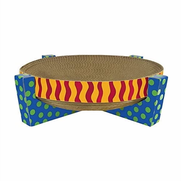Rascador para gatos Petstages Scratch, Scrunggle & Rest, corrugado