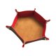 thumbnail image 3 of Bandeja Para Dados Cuero PU Estera Para Dados De Doble Cara Para Juegos De Mesa Monedas Caramelo Rojo Marrón, 3 of 5