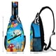 thumbnail image 2 of Rob el Robot Riñonera Bandolera con Estampado Integral para Hombres y Mujeres, Bolso Cruzado Gráfico de Tendencia, Mochila de Hombro Streetwear para Ciclismo y Deportes, Riñonera Versátil Casual, 2 of 6