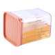 thumbnail image 4 of 5 Piezas de Contenedores de Almacenamiento de Alimentos Herméticos con Tapas, Organización y Almacenamiento de Despensa, Contenedores de Plástico a Prueba de Fugas para Harina Naranja Claro 20 oz, 4 of 7