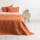 thumbnail image 1 of Quilt 1.5 Plazas Microfibra Terracota-Coral, 1 of 3