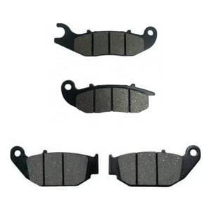 Genérico - Pastillasfreno Delanteras Y Traseras Honda Crf 250L Japonés Negro