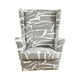 thumbnail image 3 of Antideslizante Funda Para Sillón Wingback Poliéster Moderno Elástico Impreso Para Dormitorio Gris Claro, 3 of 3