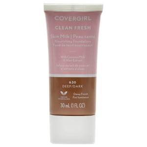 Covergirl - Base De Maquillaje En Leche Para Piel Limpia Y Fresca - 630 Deep Dark De Para Mujeres - Base De 1 Oz