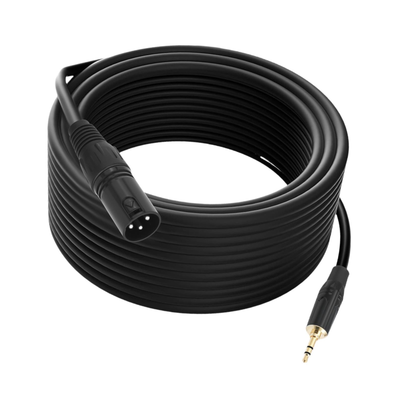 Bothyi - Conector Masculino De Cable Xlr De 3.5 Mm A Xlr Para Teléfono Inteligente De Rendimiento En Vivo De Tableta 5m