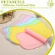 thumbnail image 4 of Uxcell Alfombrilla para Comida de Gato, 17x10 Pulgadas Alfombrilla de Alimentación para Mascotas de Silicona Antideslizante con Forma de Gato Impermeable (Púrpura), 4 of 7