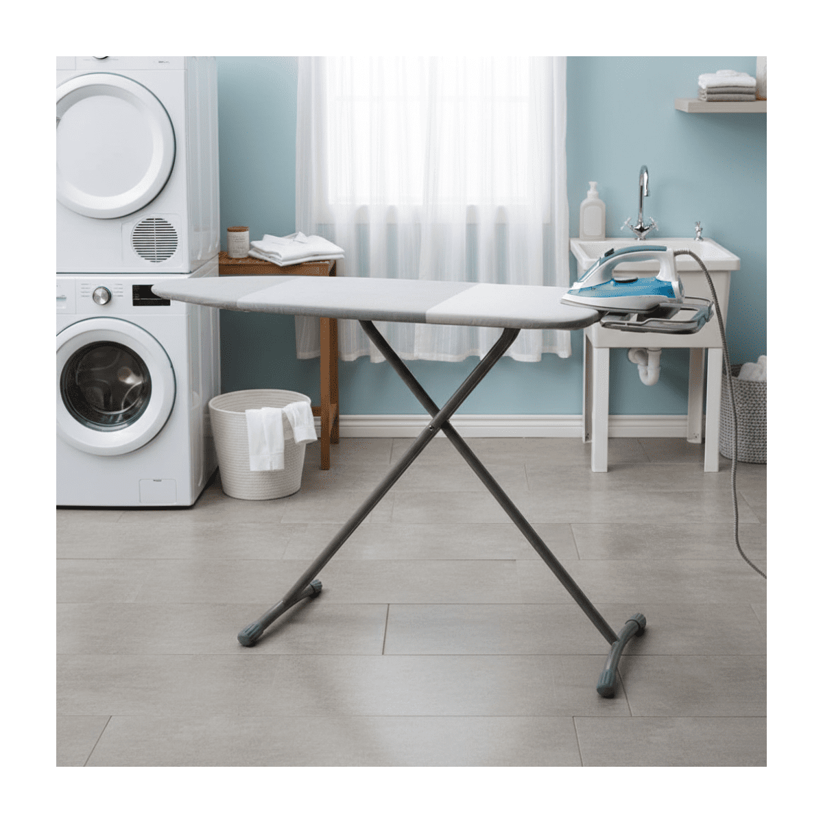 Genérico - Tabla De Planchar Home Mesa De Planchar Metal Pp Tela Colores