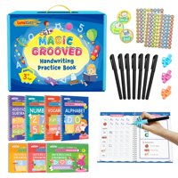 Libro De Práctica De Escritura Lumikidz Magic Grooved Para Niños De 3 A 5 Años