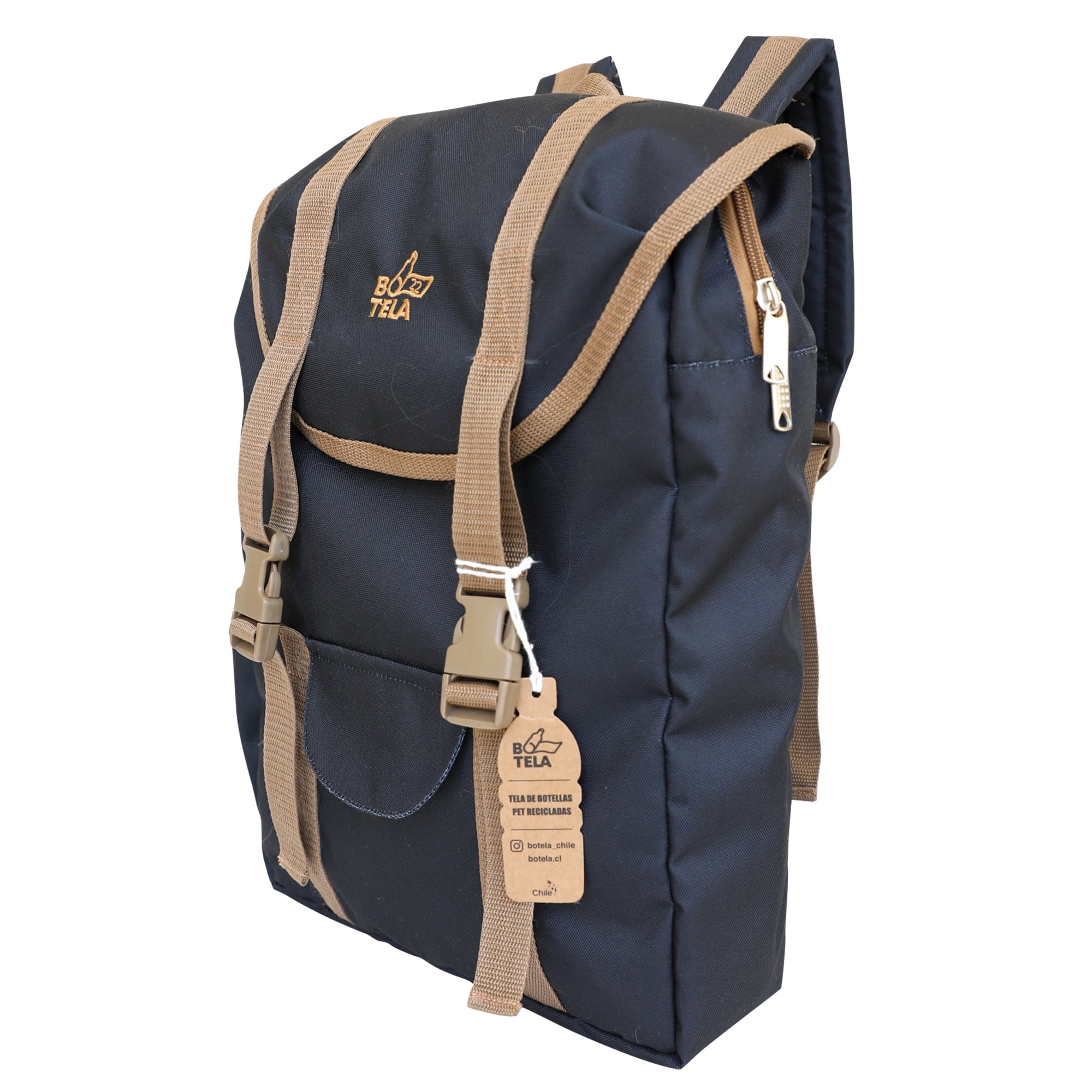 Botela - Mochila Notebook Sport 15” Sustentable Negra