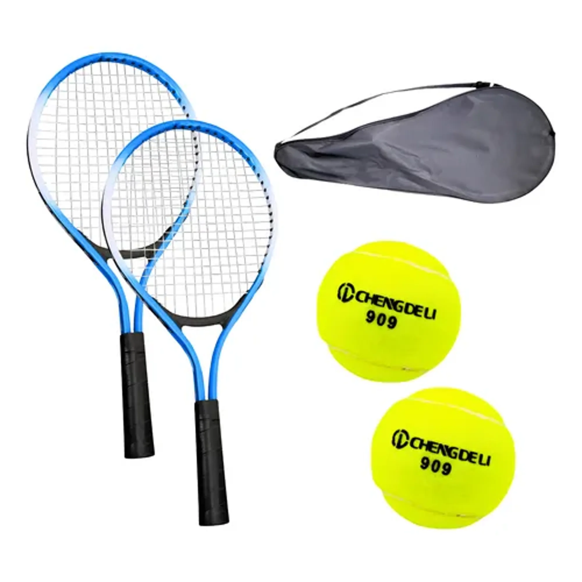 Linea Sport - Set 2 Raquetas De Tenis + Pelota + Bolso De Traslado