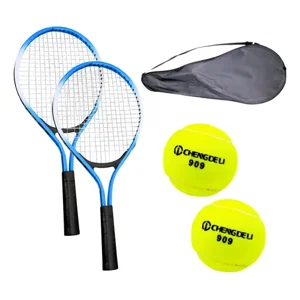 Linea Sport - Set 2 Raquetas De Tenis + Pelota + Bolso De Traslado