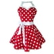 thumbnail image 3 of Delantales De Moda Vestido De Algodón Delantal De Punto De Encaje Hogar Cocina Rojo, 3 of 5
