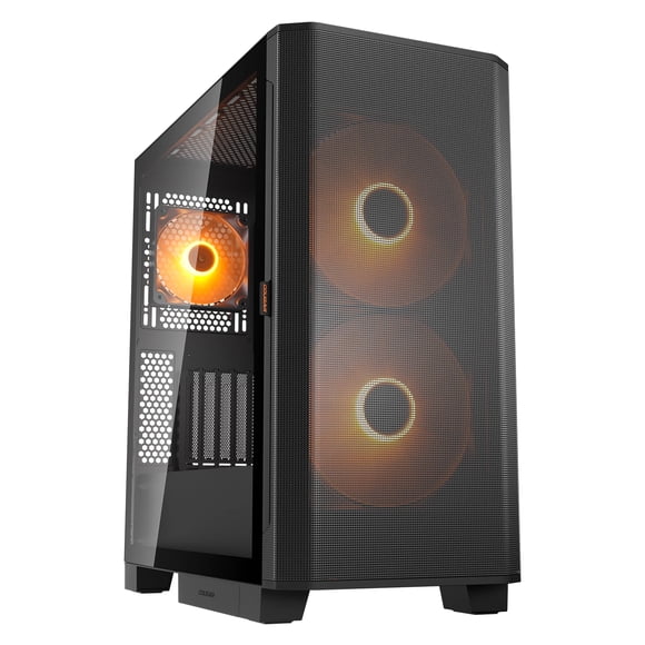 Gabinete Cougar Airface Flo RGB  Black