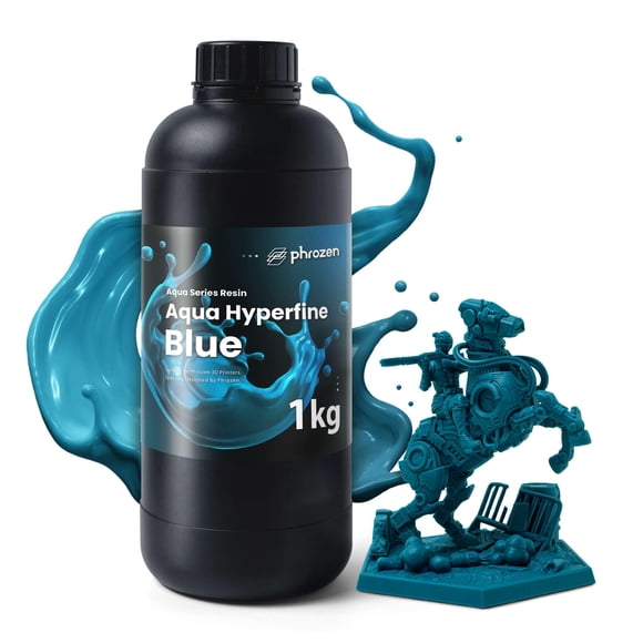 Resina para impresoras 3D phrozen Aqua Hyperfine 1KG Azul