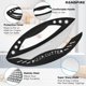 thumbnail image 3 of Rainspire 12 Pizza Cutter Rocker Blade Stainless Steel Pizza, 3 of 3