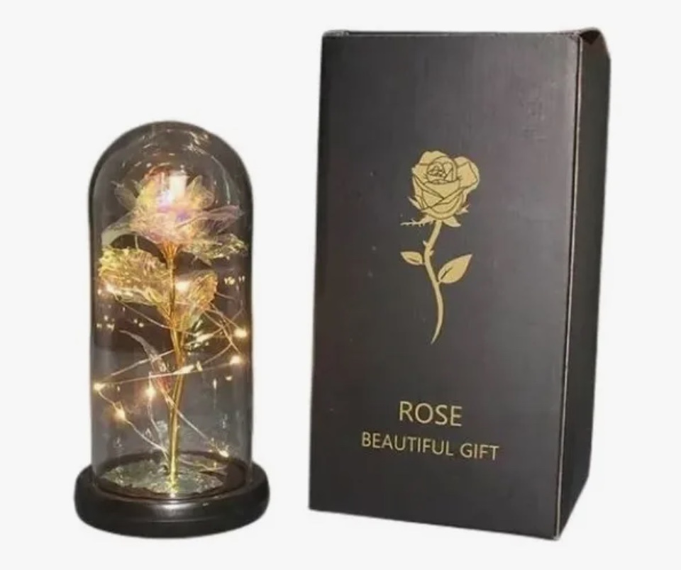 Riqui - Rosa Eterna Tornasol Oro