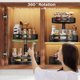 thumbnail image 3 of Organizador de especias SAYZH Lazy Susan, 2 niveles, metal, 25 cm, 3 of 9