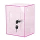 thumbnail image 5 of Caja De Ahorro De Dinero Acrílica Con Cierre, Tarro De Ahorro Transparente Para Dormitorio De Niños Y Adolescentes, Color Rosa, 5 of 5