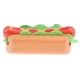 thumbnail image 5 of Los ni?os fingen el juego de simulación de cocina de perro caliente juego de rol de papel de alimentos juguetes, 5 of 5