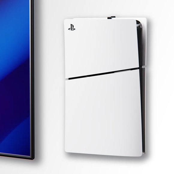 Soporte de pared para PS5 ALIENERGY con diseño oculto y portacontrollers
