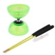 thumbnail image 2 of 10,5 Cm Triple Rodamiento Malabares Diabolo Juguetes Con Palos Y Juego De Cuerdas Verde, 2 of 3