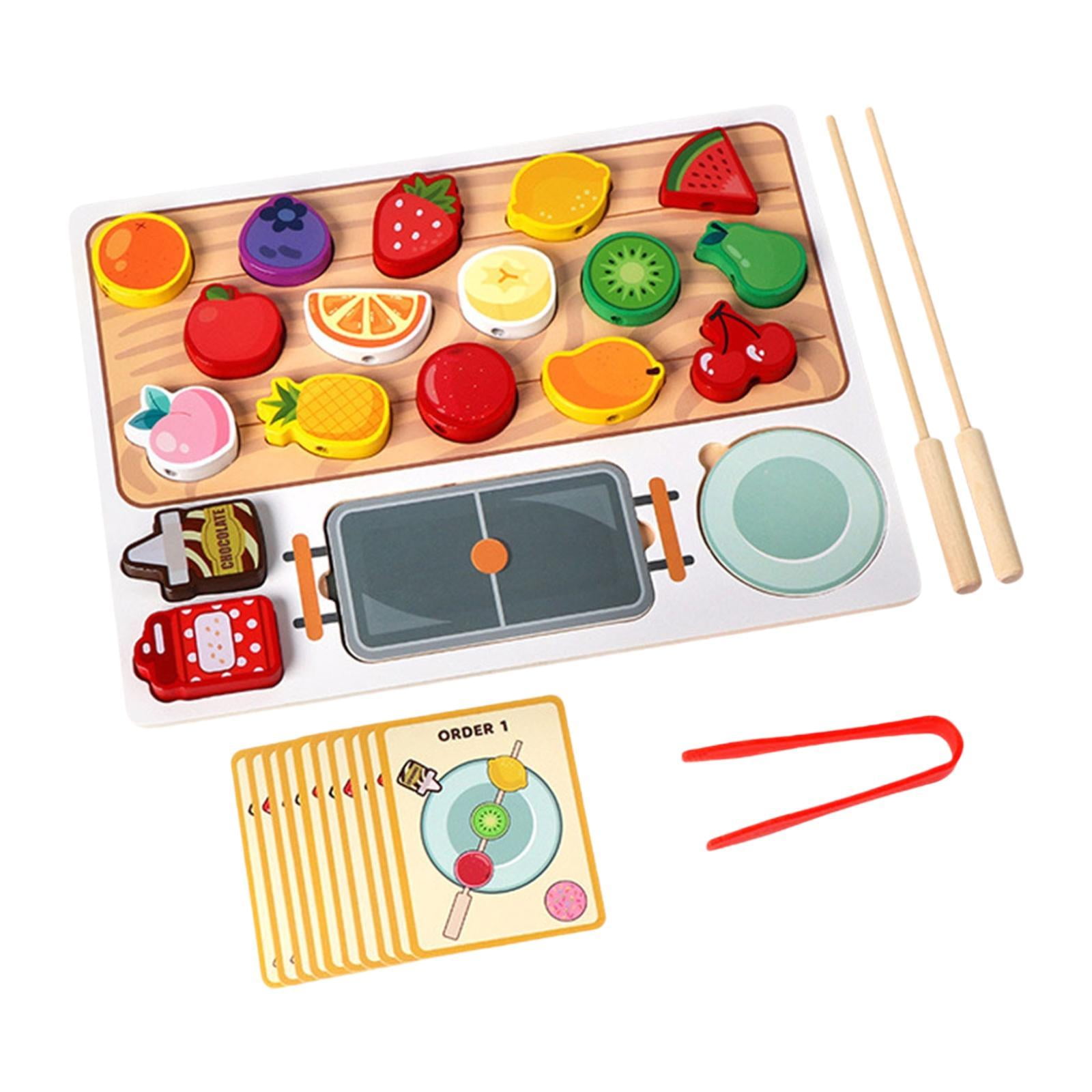 Bothyi - Juguete De Madera Para Jugar Con Alimentos, Simulación De Cocina, Juego De Cocina Educativo