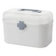 thumbnail image 2 of Caja organizadora de almacenamiento de medicamentos de 2 niveles, contenedor organizador de plástico vacío, Estuche de transporte de primeros de auxilios , 26,5x15,5x18cm 265x155x18cm, 2 of 5