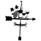thumbnail image 1 of Veleta de viento de Metal, decoración exterior, gallinero, techo, jardín, indicador de dirección del viento, herramienta de medición para Gazebo Barn con tazas 34cm, 1 of 5