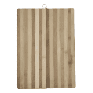 Genérico - Tabla Para Picar De Bambú Con Argolla 45X32X2 Cm