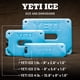 thumbnail image 2 of Acumulador de frío YETI ICE de 1 lb reutilizable y para volver a congelar, 2 of 3
