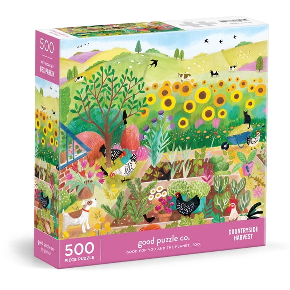 Puzzle Galison Good Puzzle Co. Countryside Harvest, 500 piezas