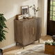 thumbnail image 3 of Sideboard Buffet Cabinet With Storage ,Carved 2 Door Sideboard,Multifunctional Accent Cabinet With Adjustable Layer Board For Living Room, Entryway, Hallway, Office, Kitchen and Dining Room, 3 of 3