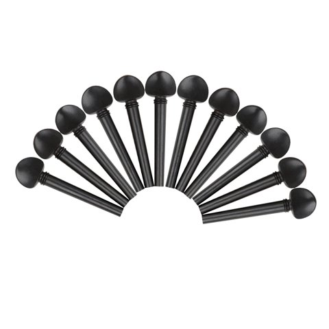 Magideal - 12 Uds. Clavijas De Afinación De Violín De Tamaño 3/4 4/4, Piezas De Repuesto Clavijas De Afinación De Violín Accesorios De Violín Efectivos