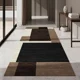 thumbnail image 2 of Alfombra Pasillera 3d Decorativa W.m G Moderna 1.8 M 60 Cm Cuadros. Cafey Beige Y Negro, 2 of 3