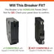 thumbnail image 4 of Interruptor termomagnético FalconSupply Square D HOMT2020 20A/20A 120V, 4 of 7