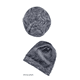 thumbnail image 2 of Gorro Invierno Hombre De Lana Con Forro Interno Moda Gris, 2 of 2