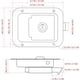 thumbnail image 3 of Chapa Con Llave Acero Inox Carro De Arrastre Casa Rodante, 3 of 9