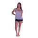 thumbnail image 2 of Pijama Mujer Algodón Autolilstado T02581-1301 azul M, 2 of 5