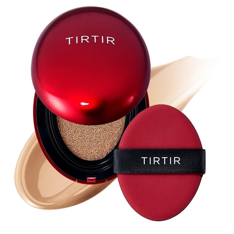 Mascarilla Tirtir De Cushion Foundation, Color Rojo 33N, Macchiato, 18 Ml