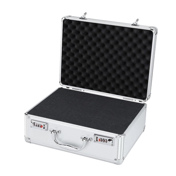 Estuche rígido, Estuche de transporte para micrófono de dispositivo de audio, Estuche rígido de aluminio para dispositivos electrónicos portátiles , contraseña M