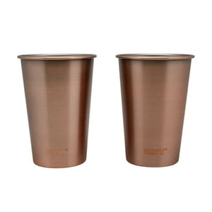 Set 2 Vasos 500 Ml Copper Line Wayu
