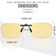 thumbnail image 4 of Gafas Con Clip Que Bloquean La Luz Azul Día Y Noche, 4 of 7