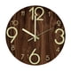 thumbnail image 1 of Reloj De Pared Luminoso Acrílico Moderno 12 '' Resplandor Silencioso En Reloj Oscuro Decoración Para El Hogar B, 1 of 5